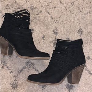 Fergalicious black booties